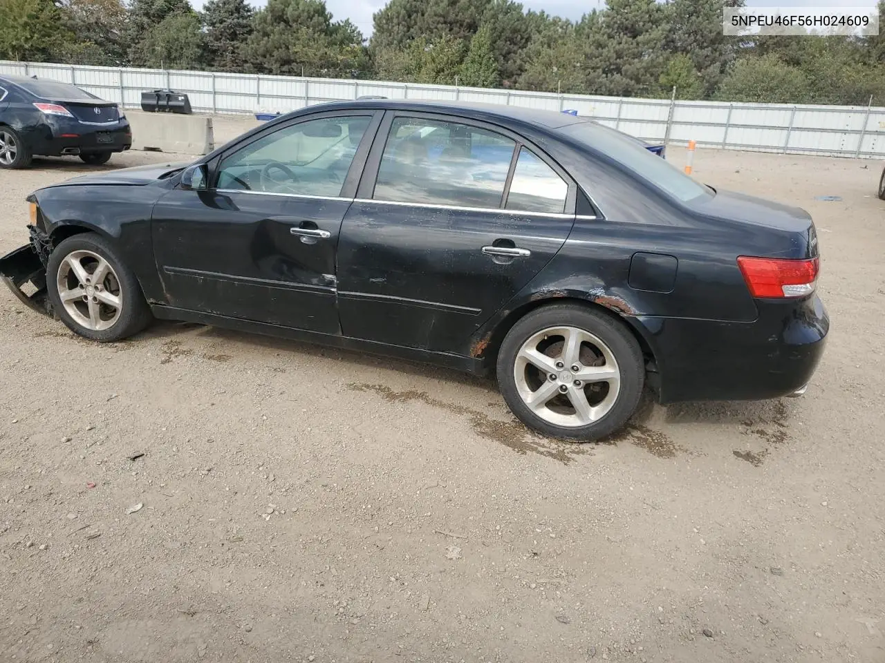 5NPEU46F56H024609 2006 Hyundai Sonata Gls