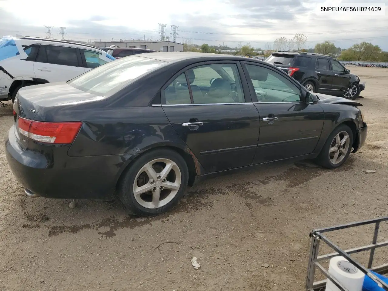 5NPEU46F56H024609 2006 Hyundai Sonata Gls