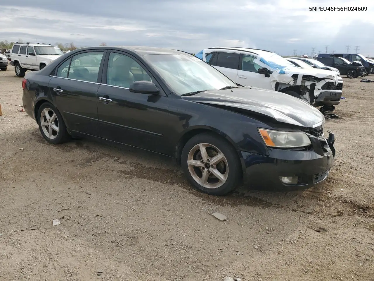5NPEU46F56H024609 2006 Hyundai Sonata Gls