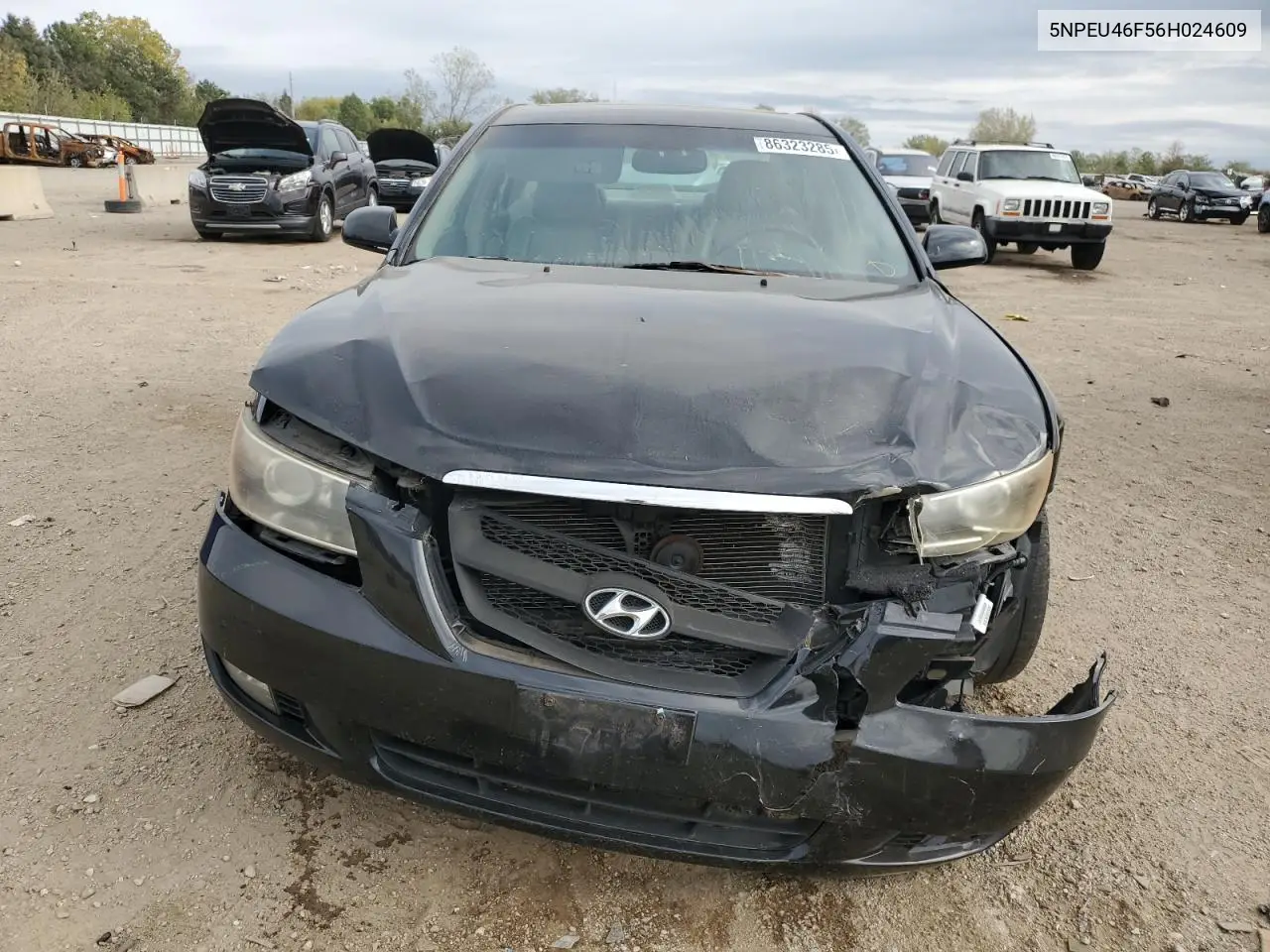 5NPEU46F56H024609 2006 Hyundai Sonata Gls