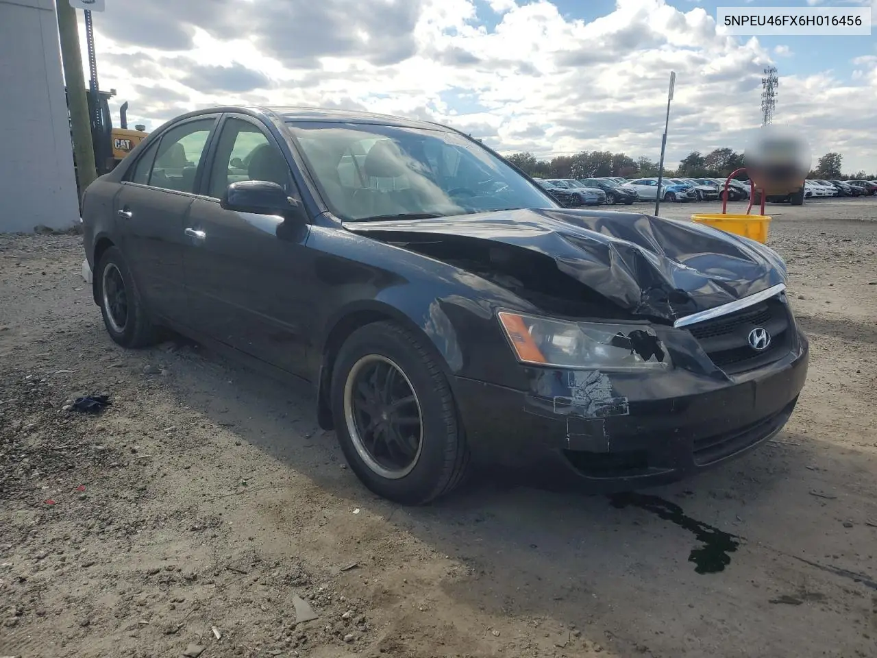5NPEU46FX6H016456 2006 Hyundai Sonata Gls