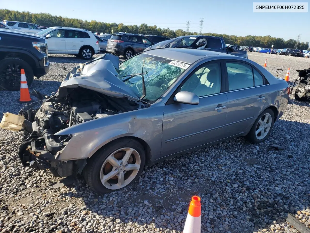 5NPEU46F06H072325 2006 Hyundai Sonata Gls