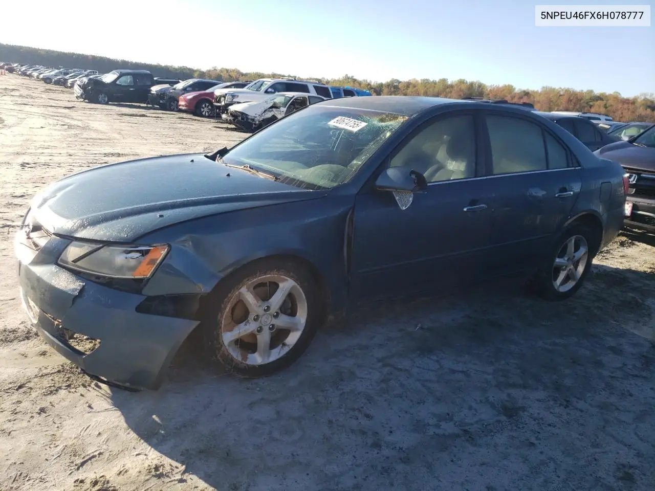 5NPEU46FX6H078777 2006 Hyundai Sonata Gls