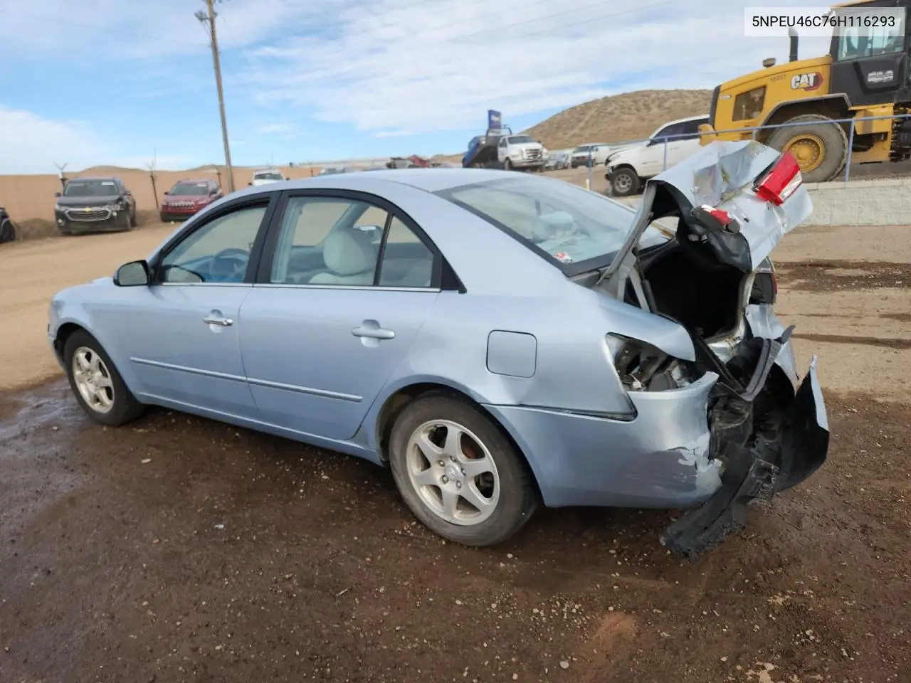 5NPEU46C76H116293 2006 Hyundai Sonata Gls