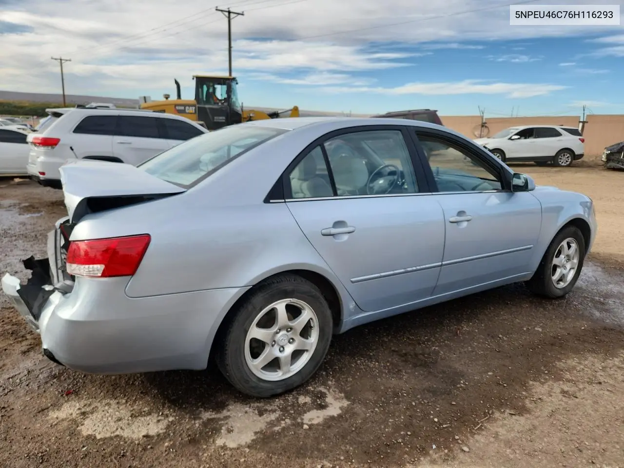 5NPEU46C76H116293 2006 Hyundai Sonata Gls