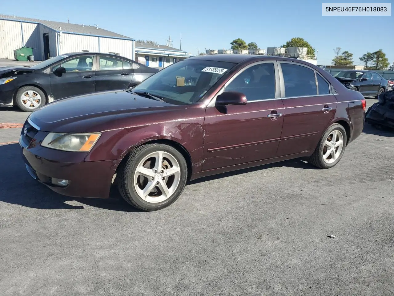 5NPEU46F76H018083 2006 Hyundai Sonata Gls