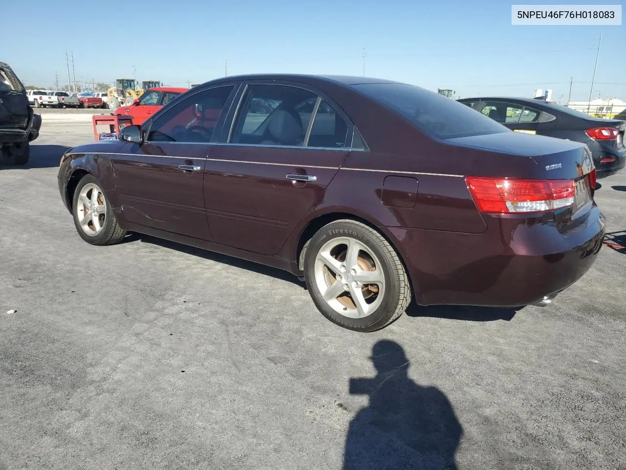 5NPEU46F76H018083 2006 Hyundai Sonata Gls