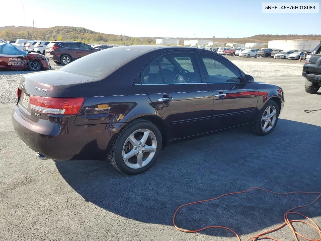 5NPEU46F76H018083 2006 Hyundai Sonata Gls