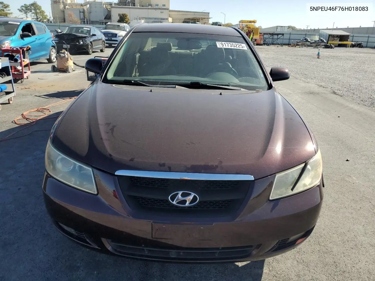 5NPEU46F76H018083 2006 Hyundai Sonata Gls