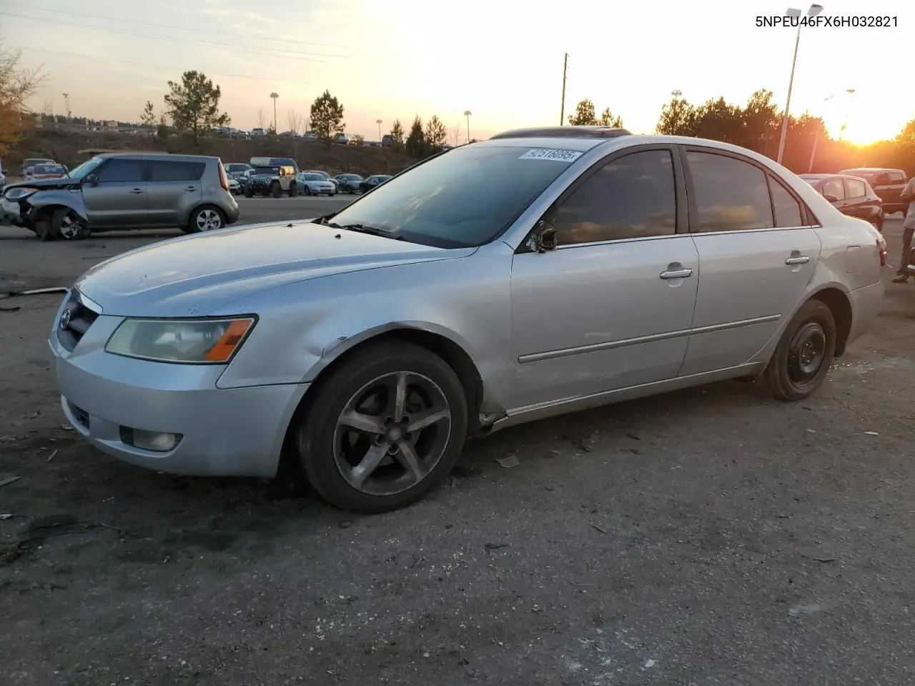 5NPEU46FX6H032821 2006 Hyundai Sonata Gls
