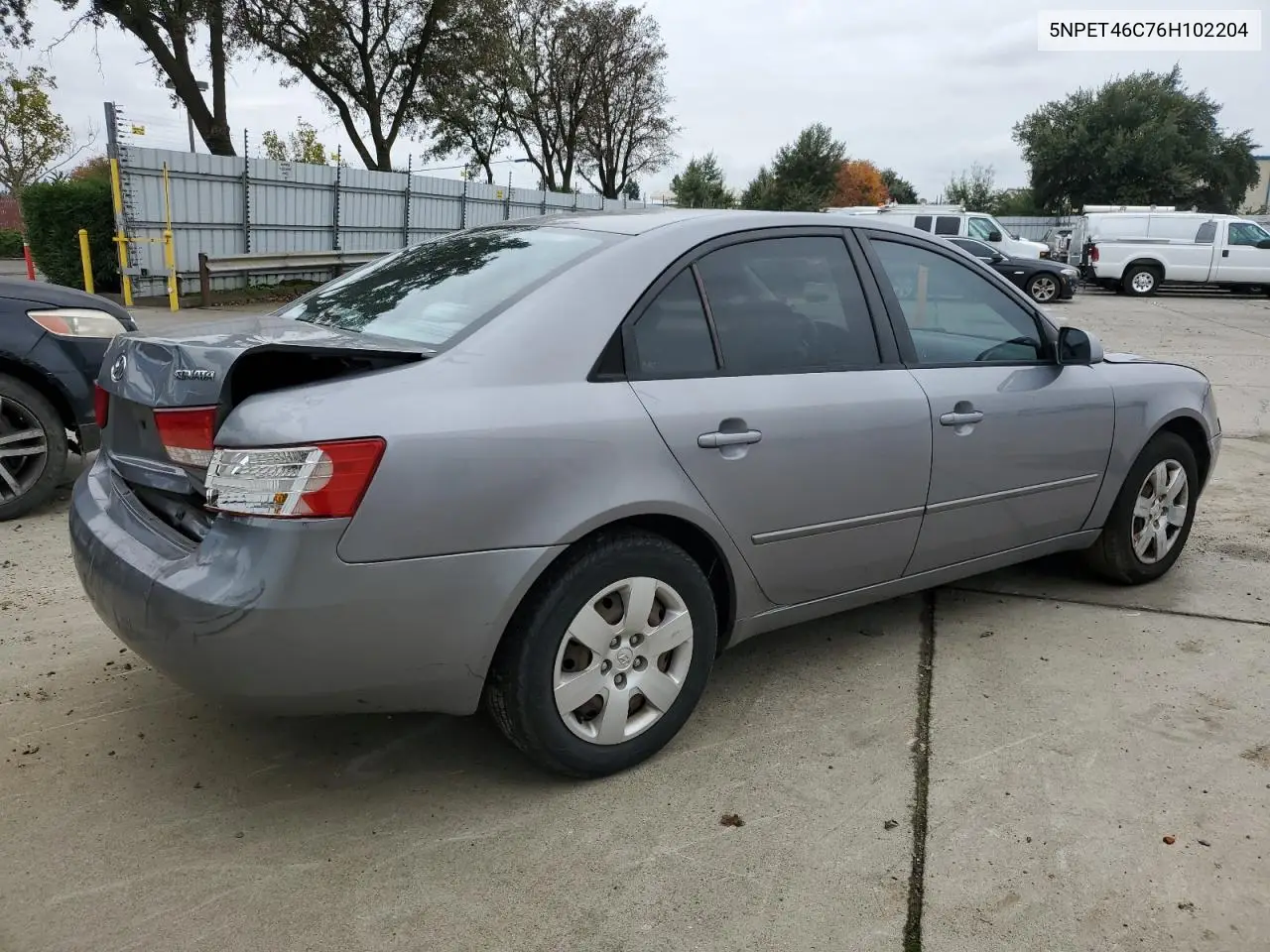 5NPET46C76H102204 2006 Hyundai Sonata Gl