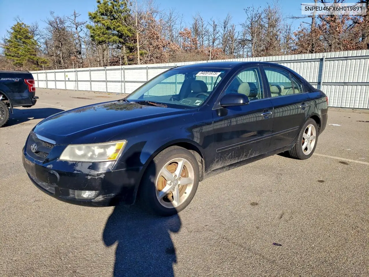 5NPEU46FX6H019891 2006 Hyundai Sonata Gls