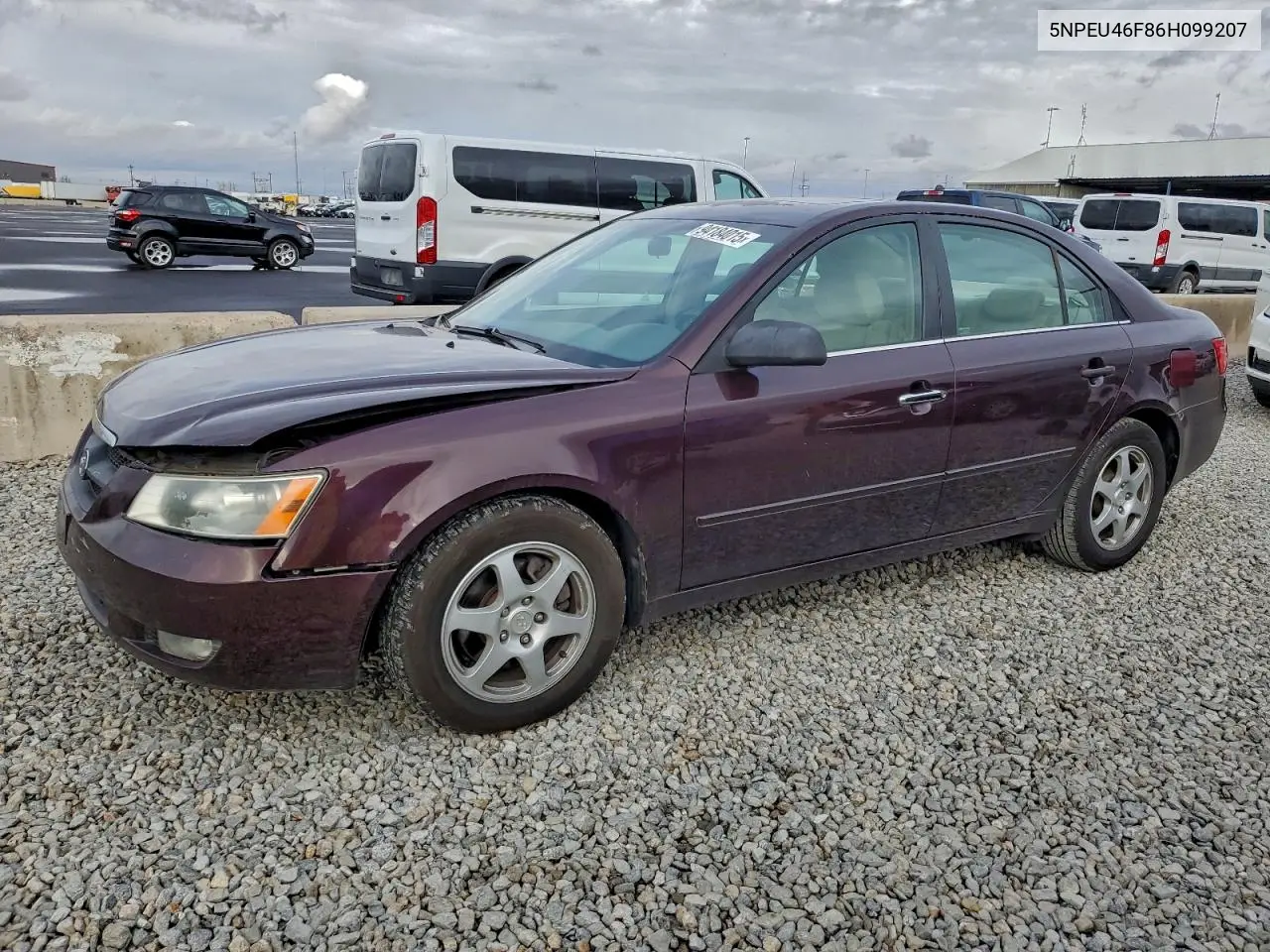 5NPEU46F86H099207 2006 Hyundai Sonata Gls