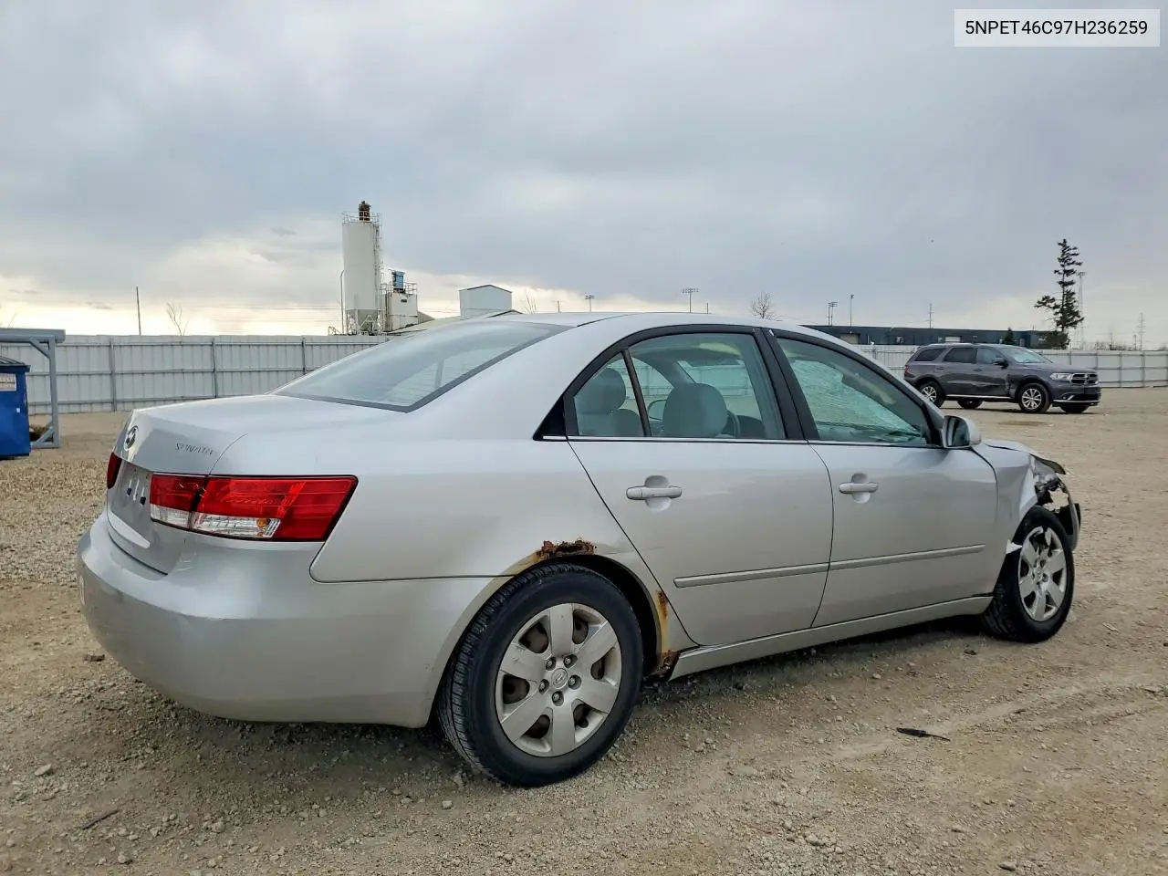 5NPET46C97H236259 2007 Hyundai Sonata Gls