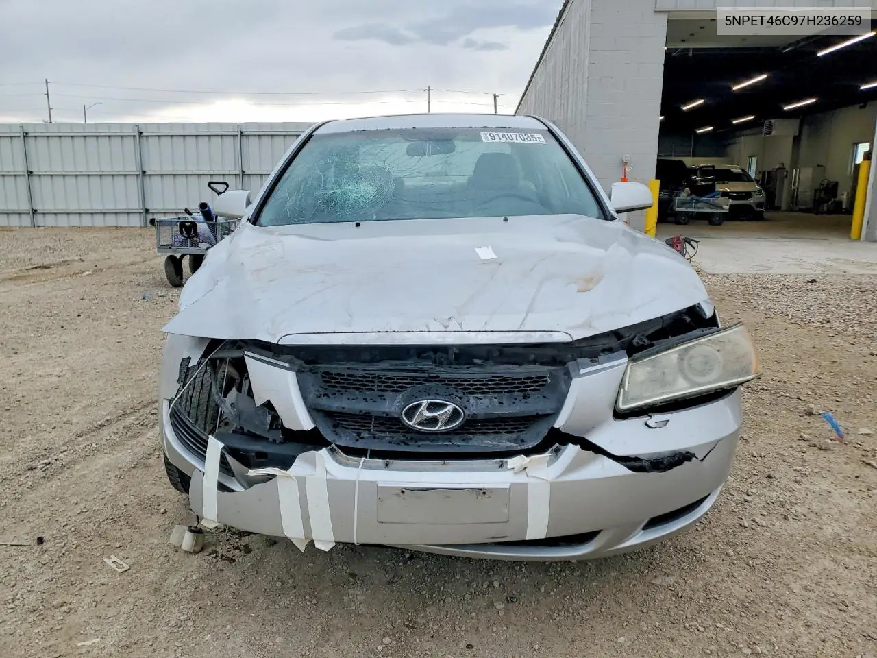 5NPET46C97H236259 2007 Hyundai Sonata Gls