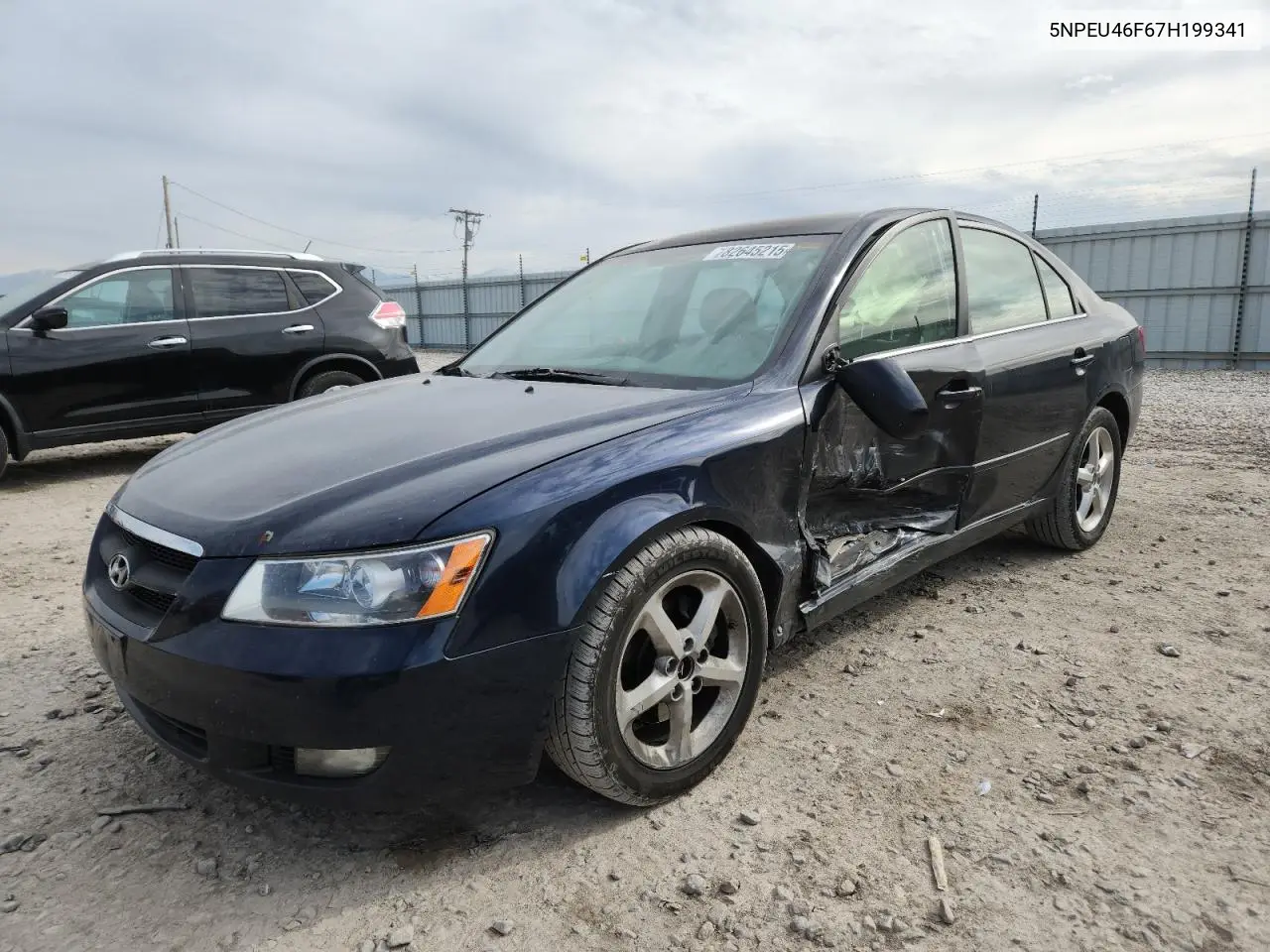 5NPEU46F67H199341 2007 Hyundai Sonata Se