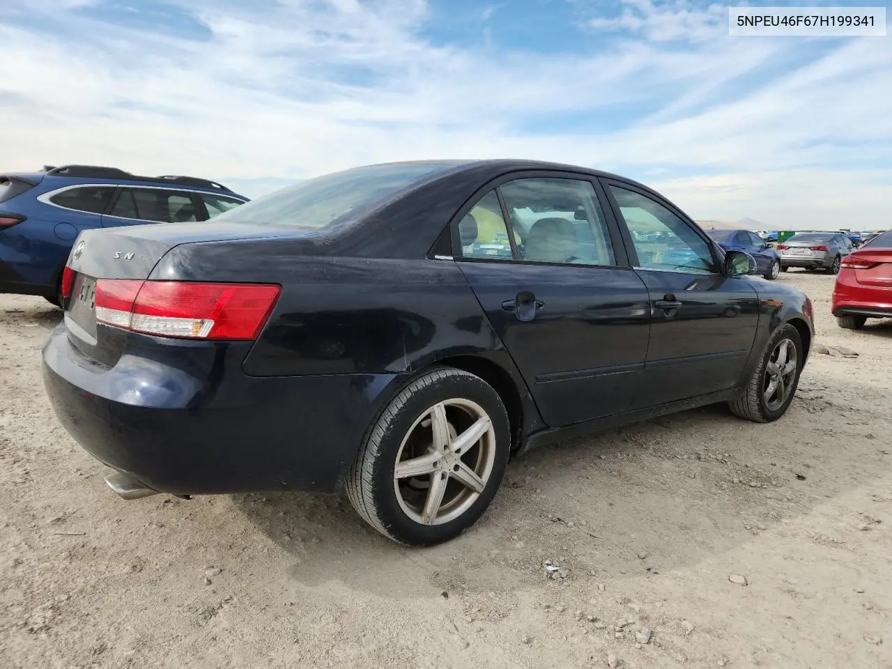5NPEU46F67H199341 2007 Hyundai Sonata Se