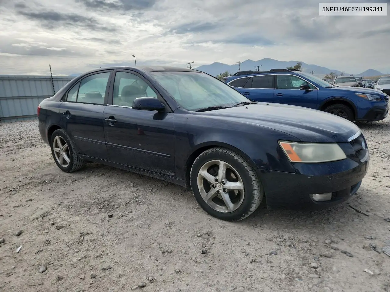 5NPEU46F67H199341 2007 Hyundai Sonata Se