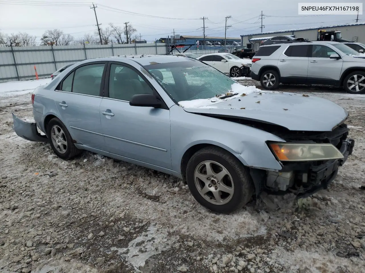5NPEU46FX7H167198 2007 Hyundai Sonata Se