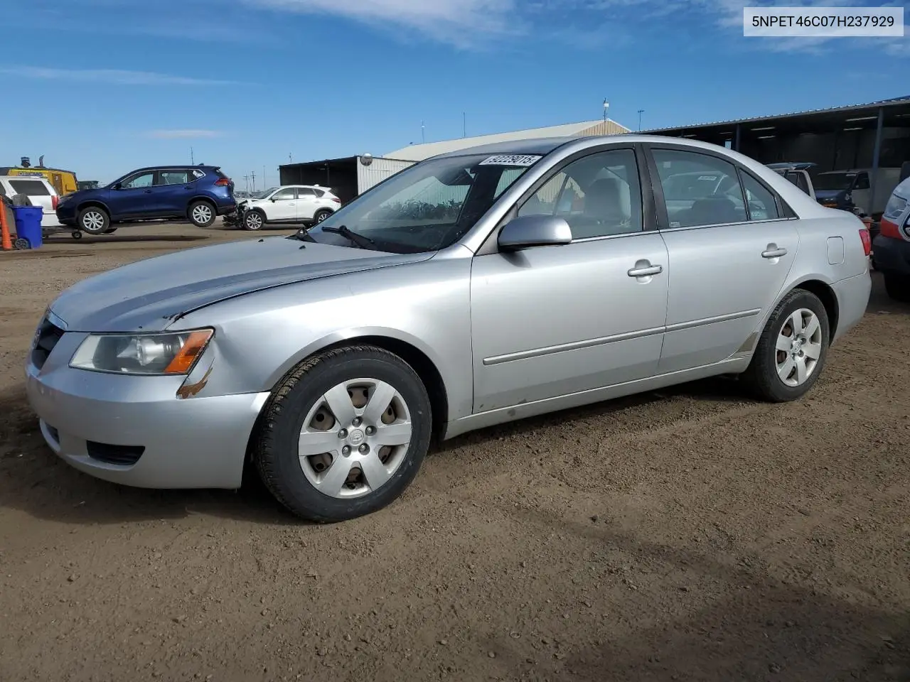 5NPET46C07H237929 2007 Hyundai Sonata Gls