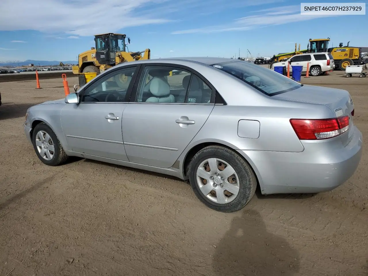 5NPET46C07H237929 2007 Hyundai Sonata Gls