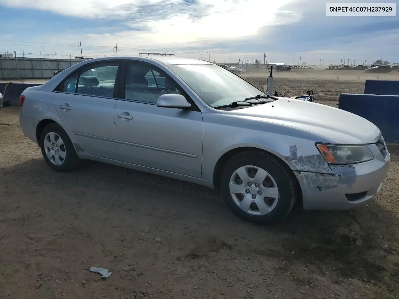 5NPET46C07H237929 2007 Hyundai Sonata Gls