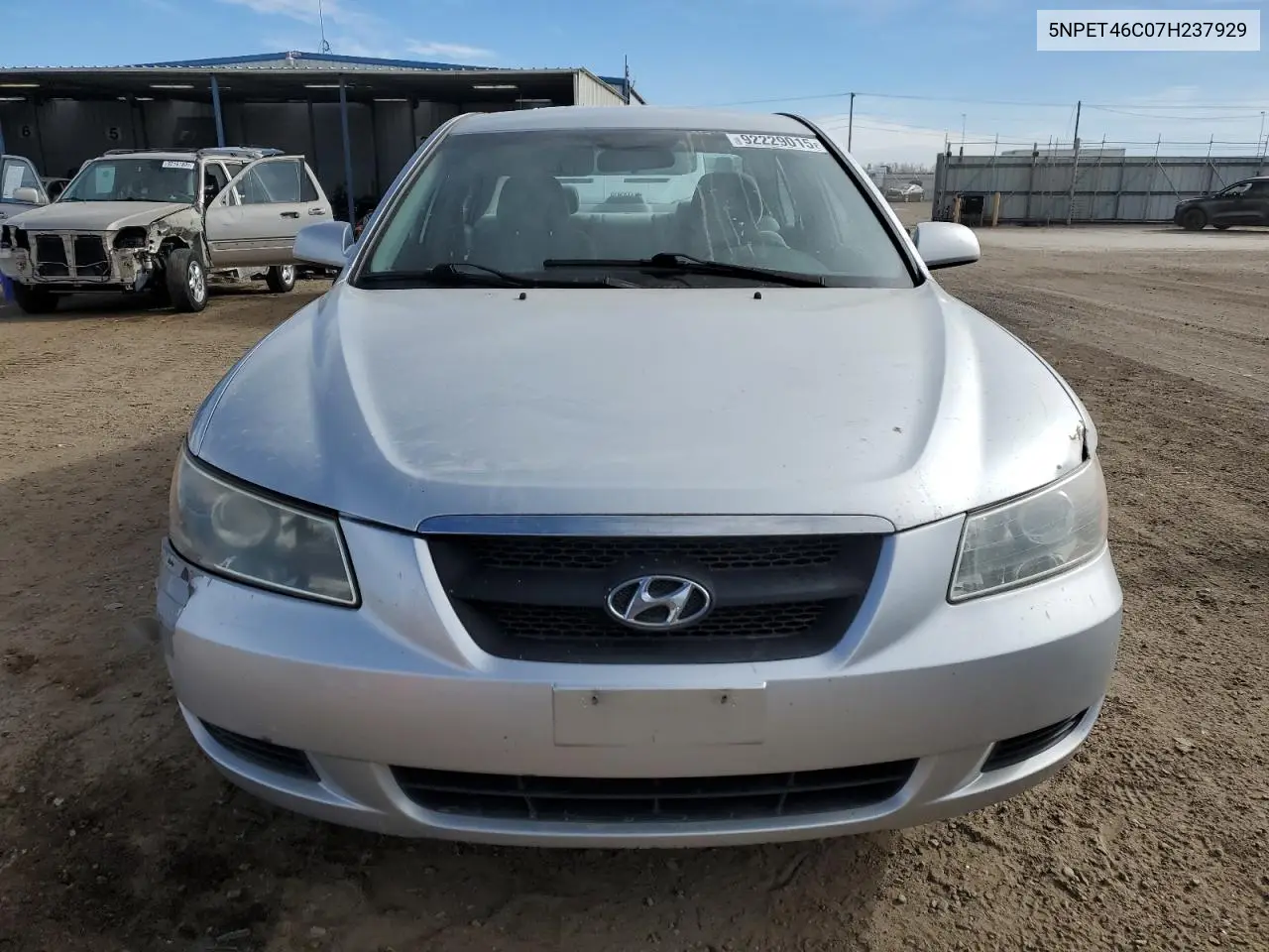 5NPET46C07H237929 2007 Hyundai Sonata Gls