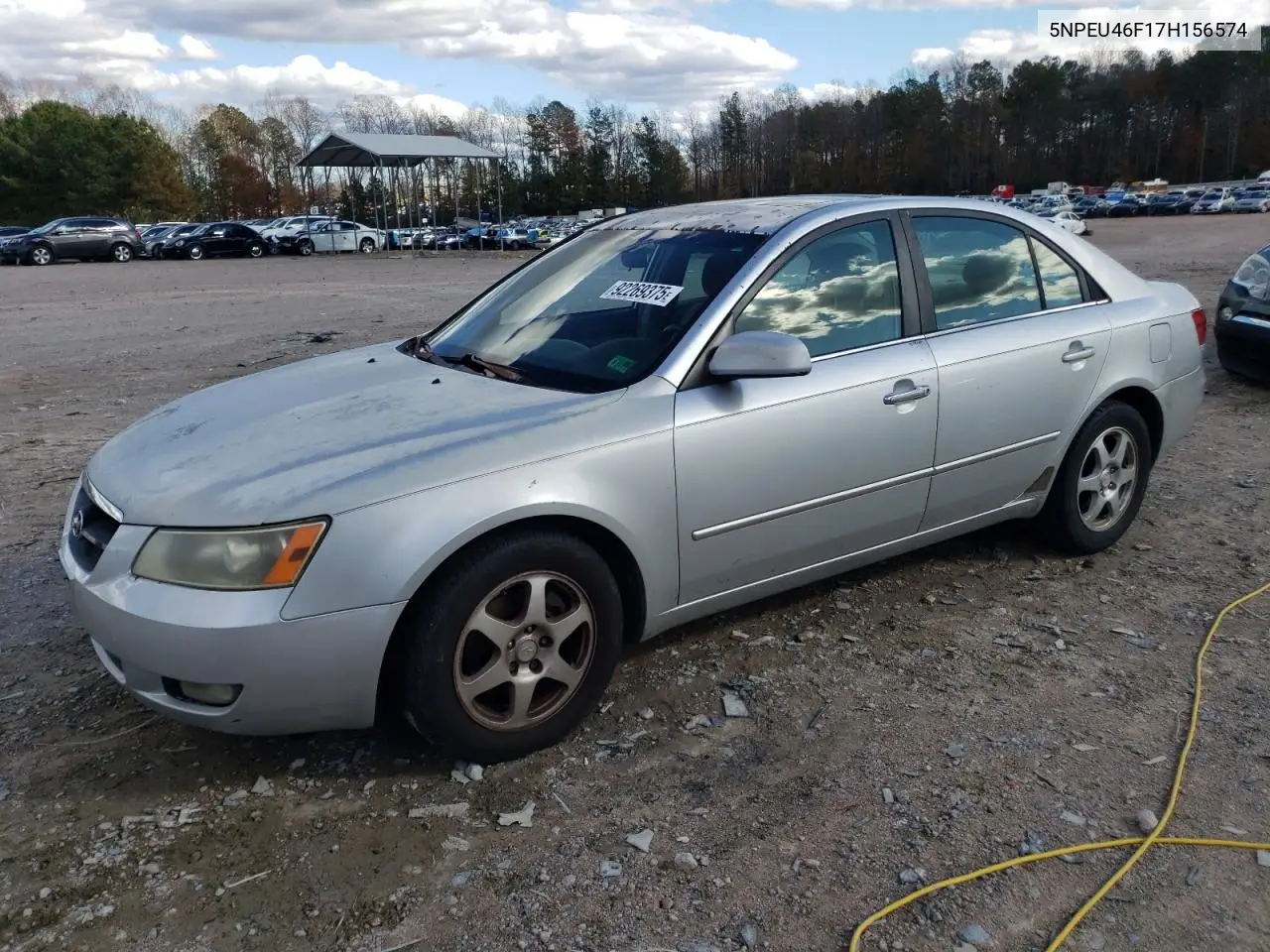5NPEU46F17H156574 2007 Hyundai Sonata Se