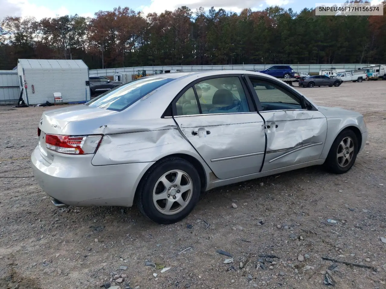 5NPEU46F17H156574 2007 Hyundai Sonata Se