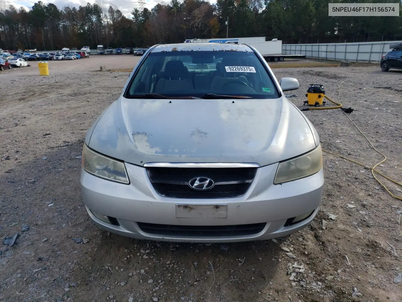 5NPEU46F17H156574 2007 Hyundai Sonata Se