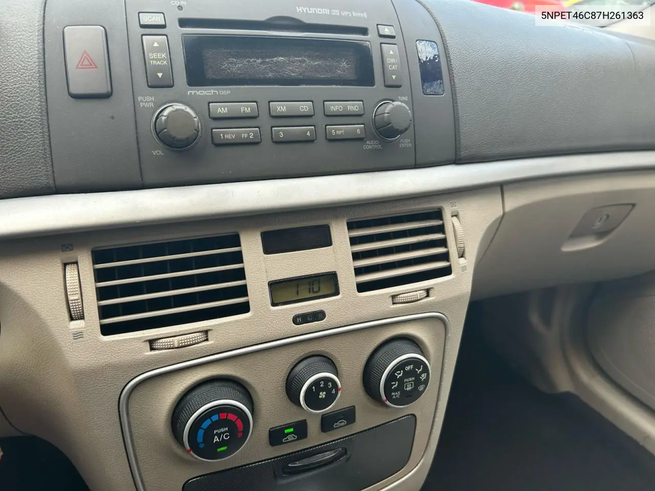 5NPET46C87H261363 2007 Hyundai Sonata Gls