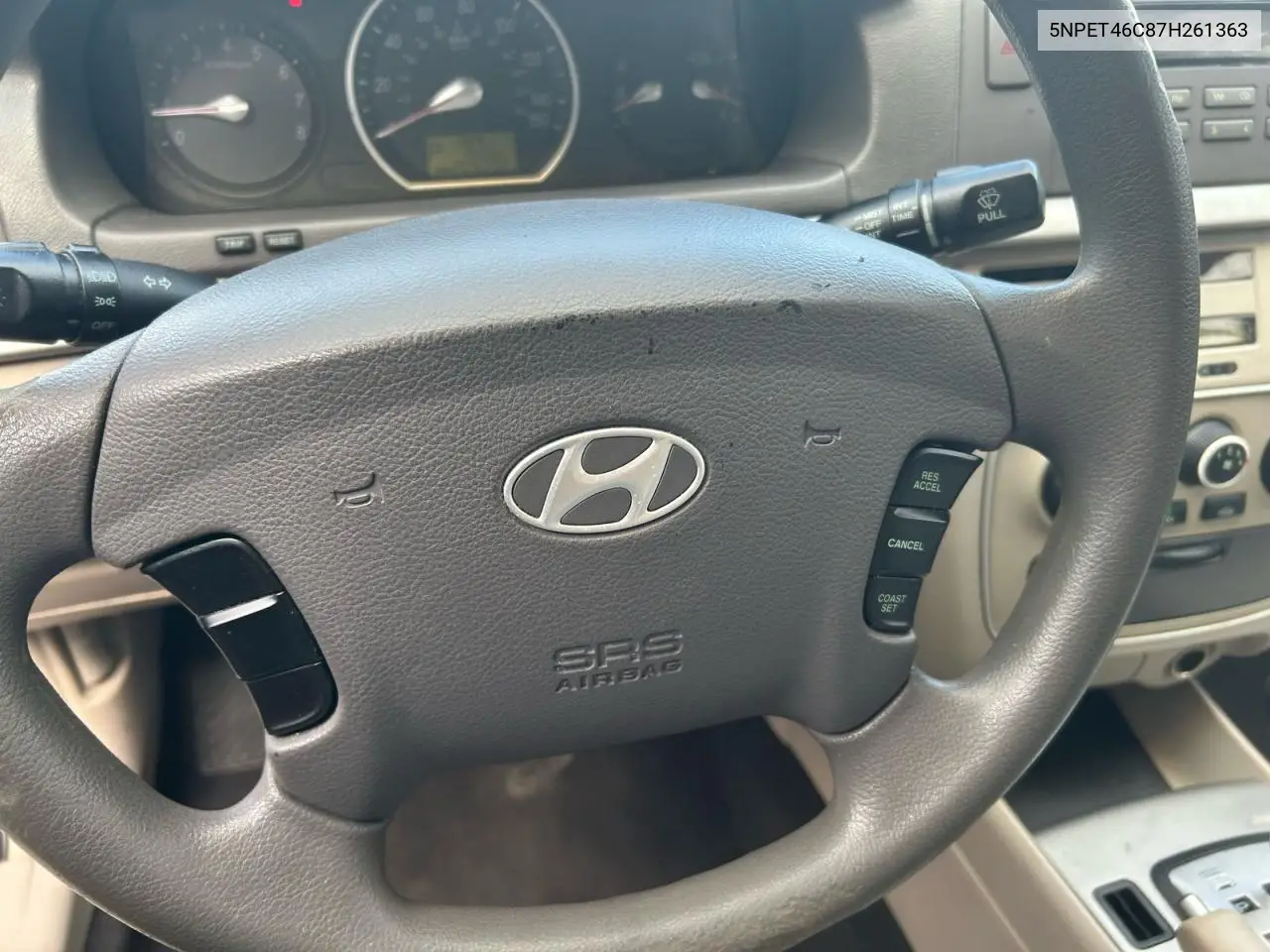 5NPET46C87H261363 2007 Hyundai Sonata Gls