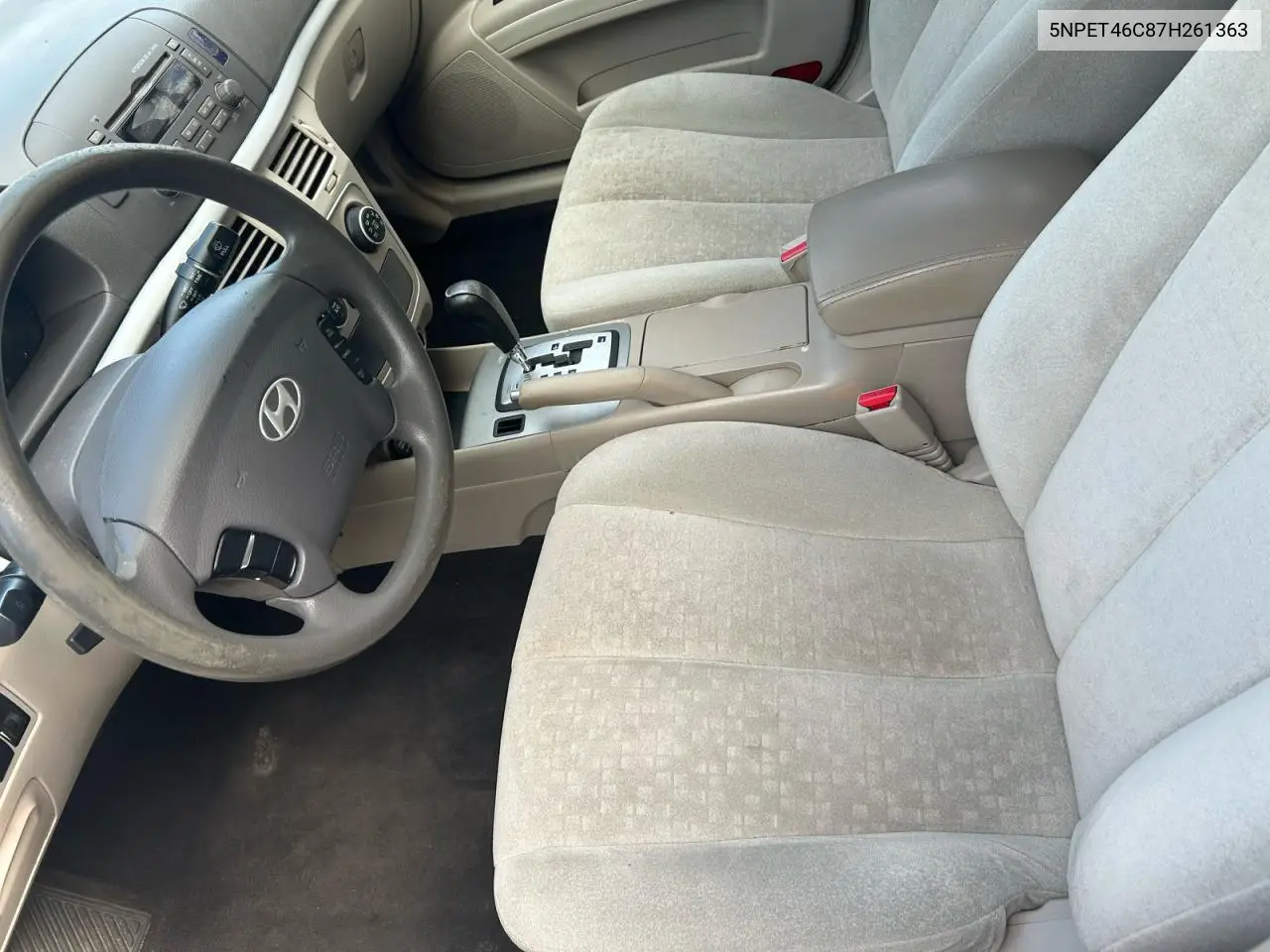 5NPET46C87H261363 2007 Hyundai Sonata Gls