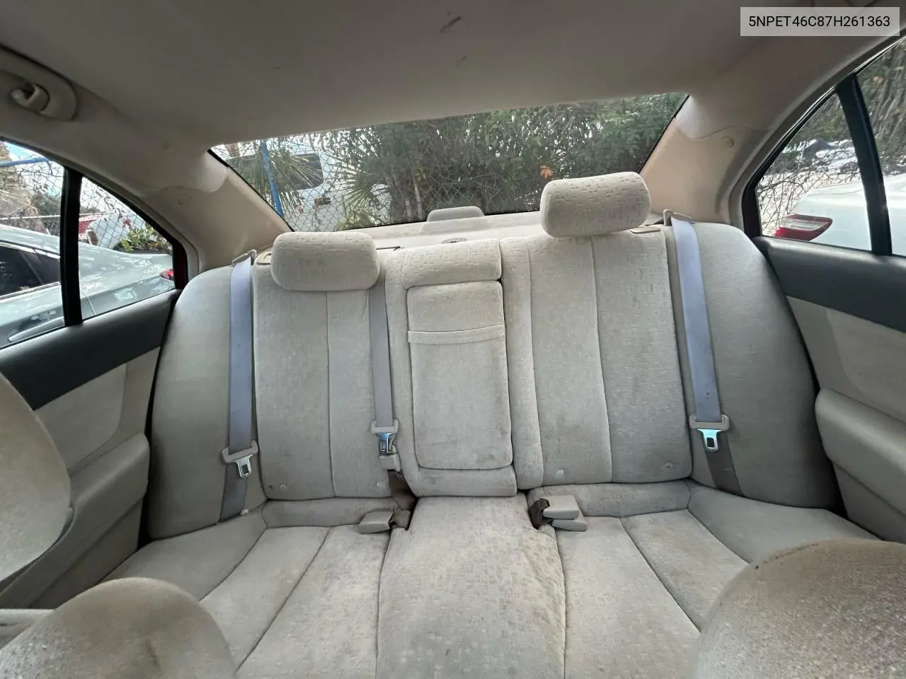 5NPET46C87H261363 2007 Hyundai Sonata Gls
