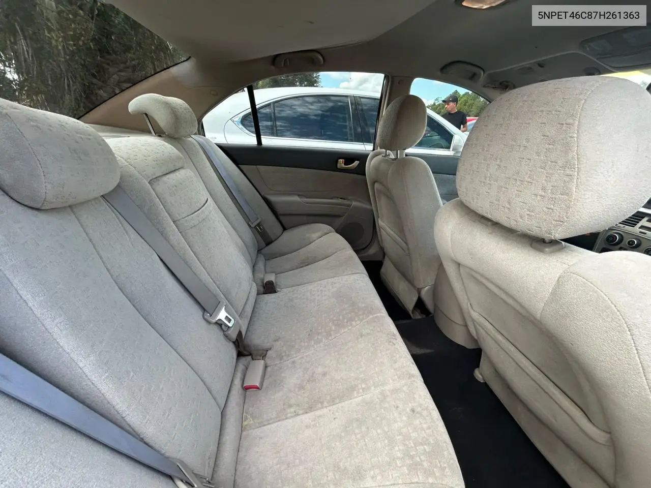 5NPET46C87H261363 2007 Hyundai Sonata Gls