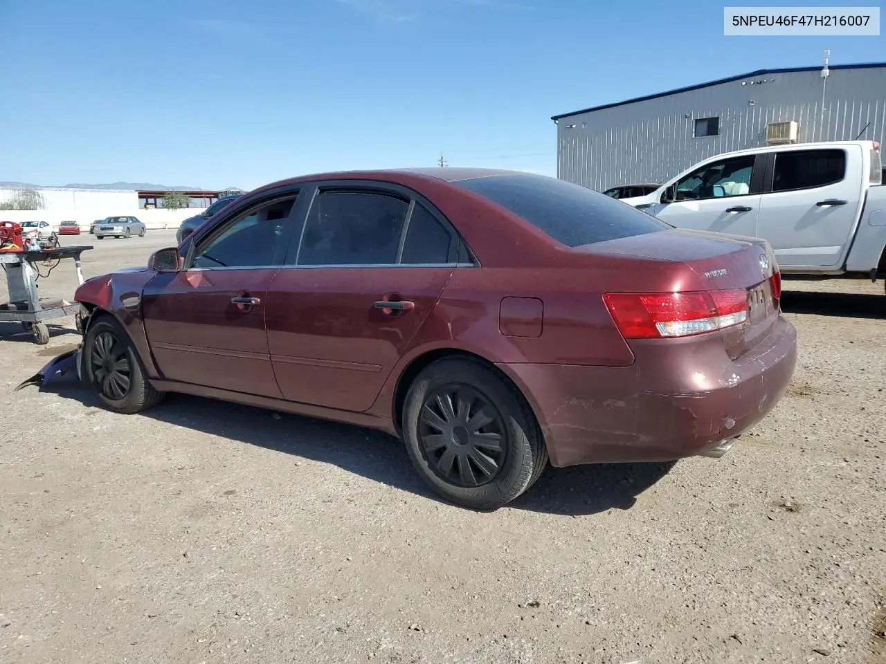 5NPEU46F47H216007 2007 Hyundai Sonata Se
