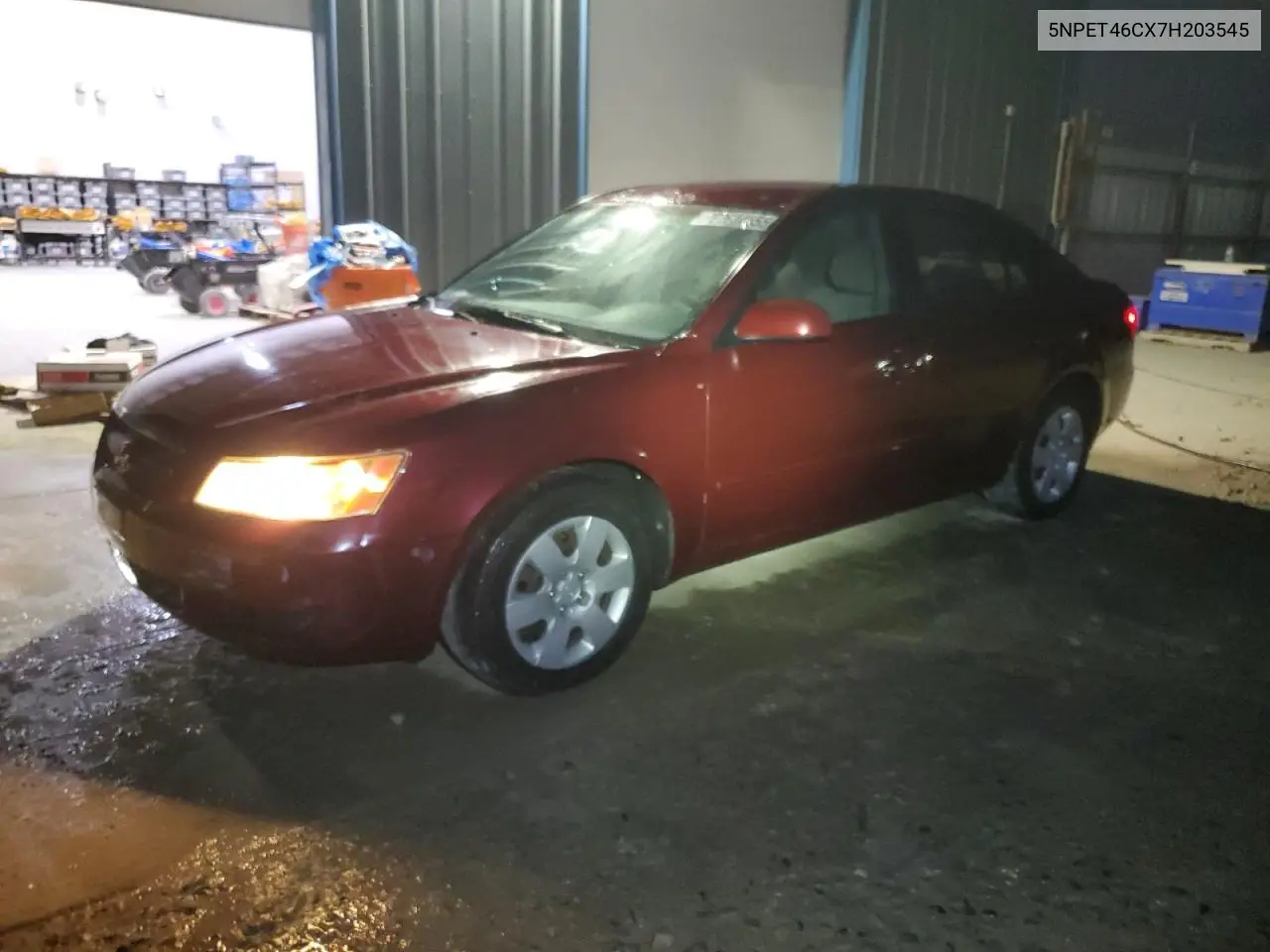 5NPET46CX7H203545 2007 Hyundai Sonata Gls