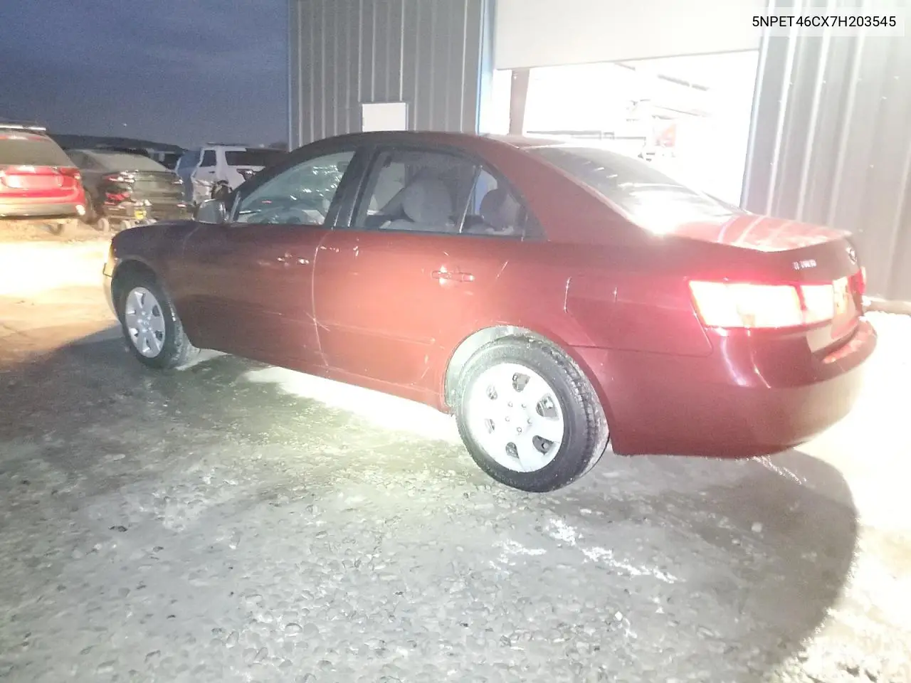 5NPET46CX7H203545 2007 Hyundai Sonata Gls