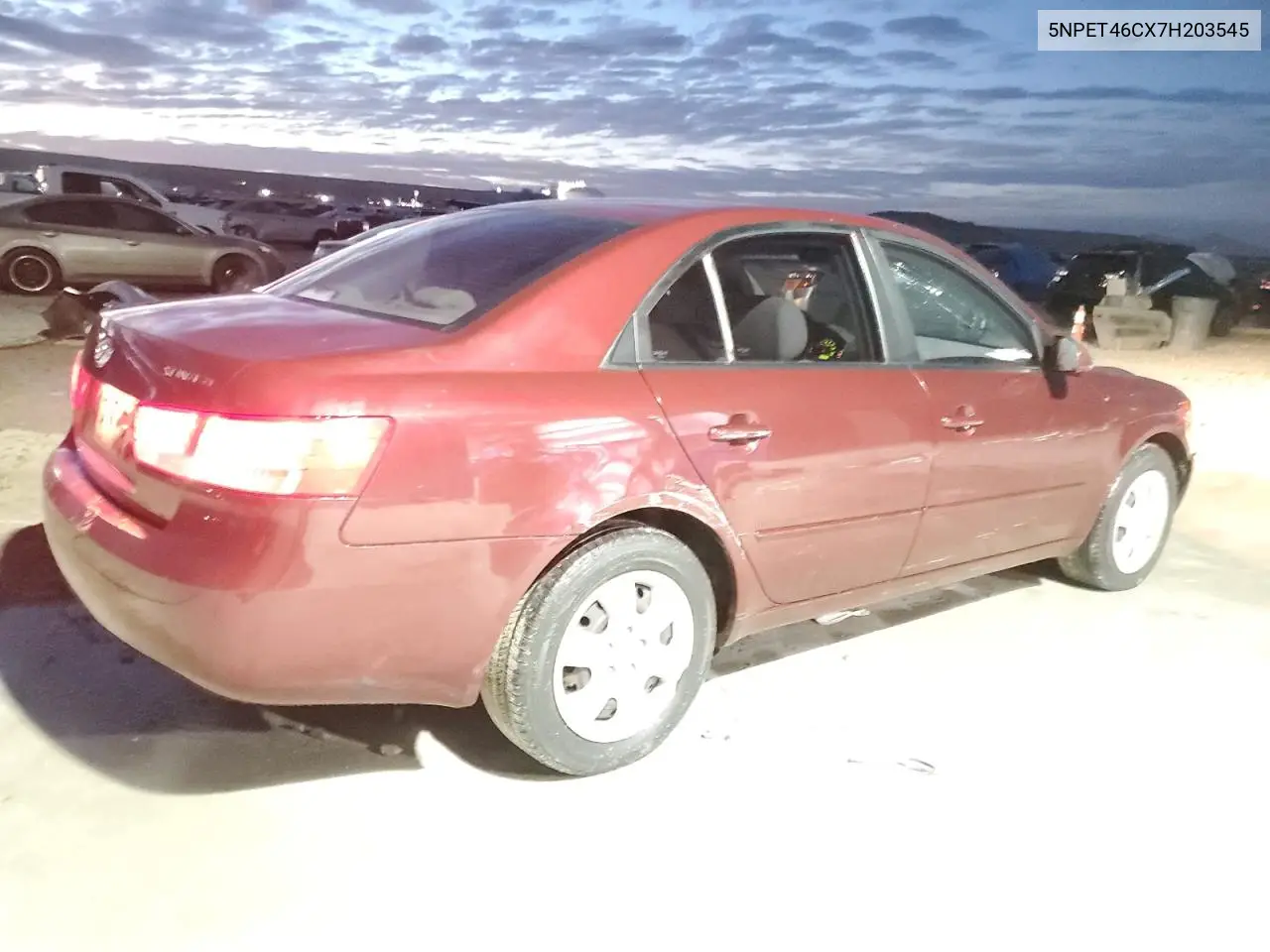 5NPET46CX7H203545 2007 Hyundai Sonata Gls