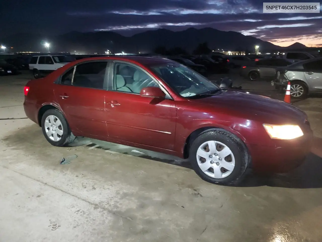 5NPET46CX7H203545 2007 Hyundai Sonata Gls