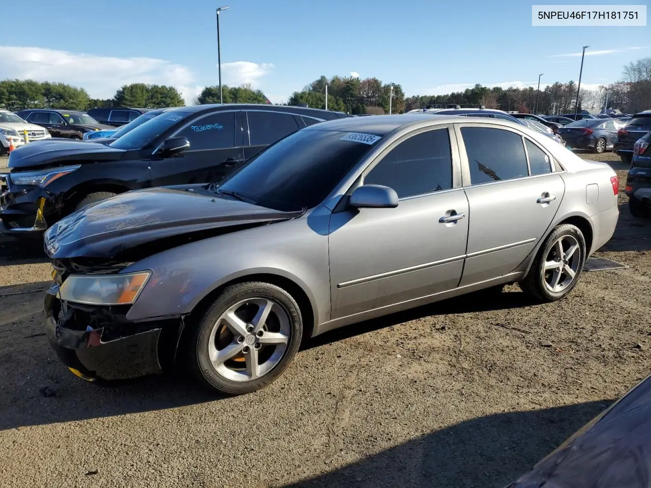 5NPEU46F17H181751 2007 Hyundai Sonata Se