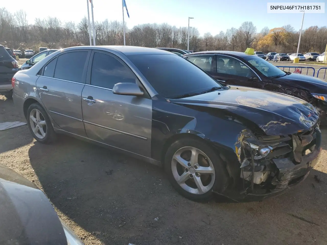 5NPEU46F17H181751 2007 Hyundai Sonata Se