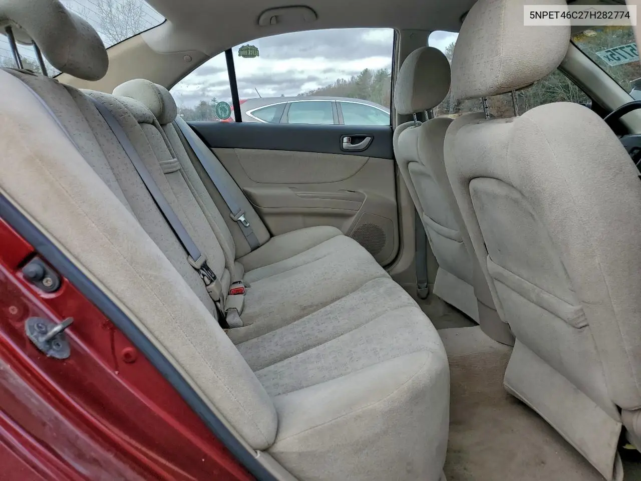 5NPET46C27H282774 2007 Hyundai Sonata Gls