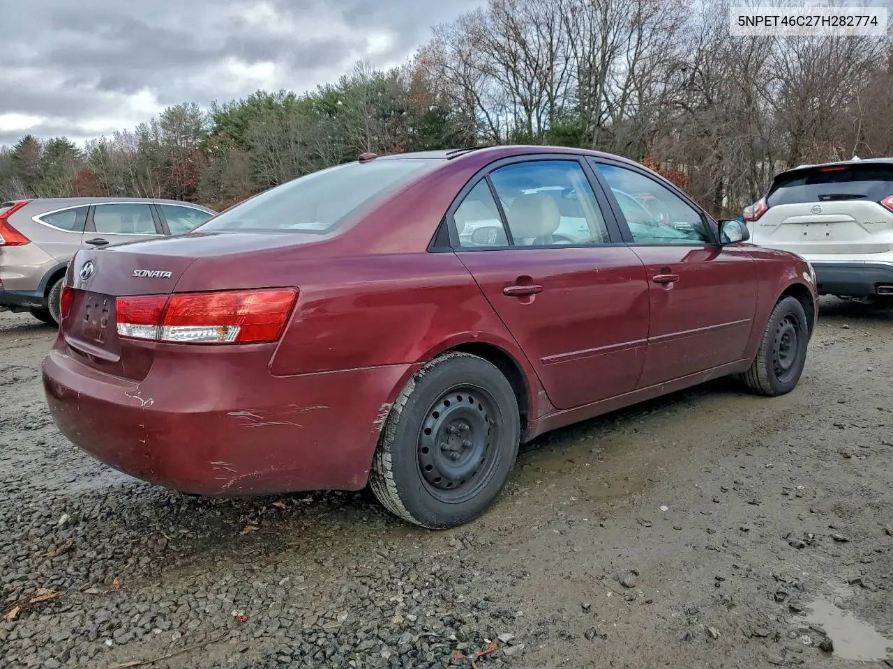 5NPET46C27H282774 2007 Hyundai Sonata Gls