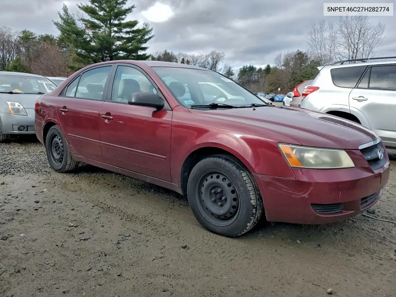 5NPET46C27H282774 2007 Hyundai Sonata Gls