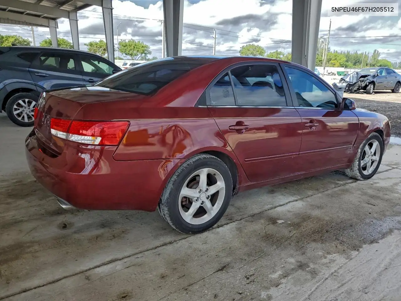 5NPEU46F67H205512 2007 Hyundai Sonata Se