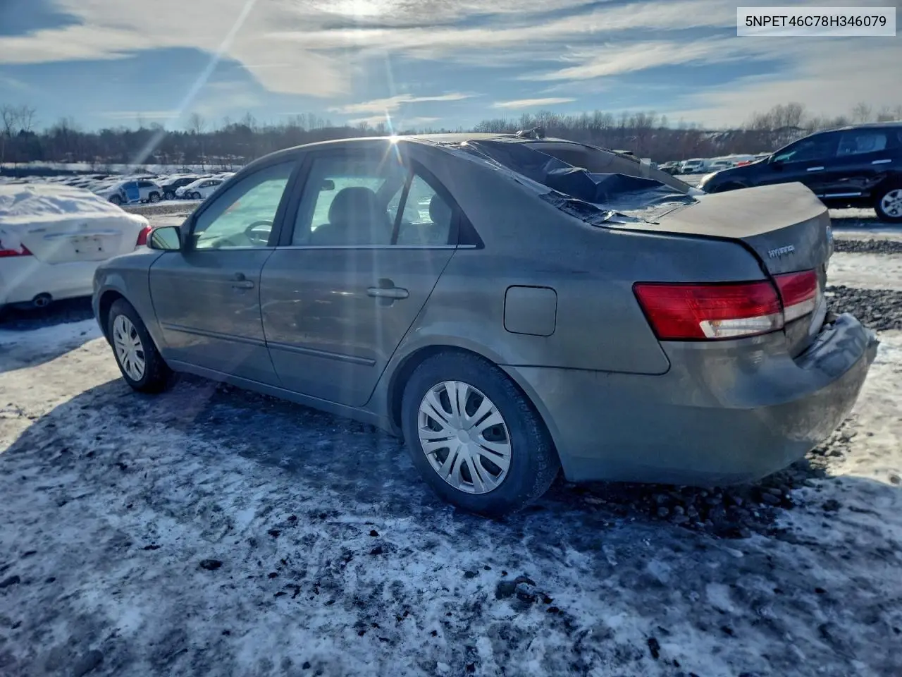 5NPET46C78H346079 2008 Hyundai Sonata Gls
