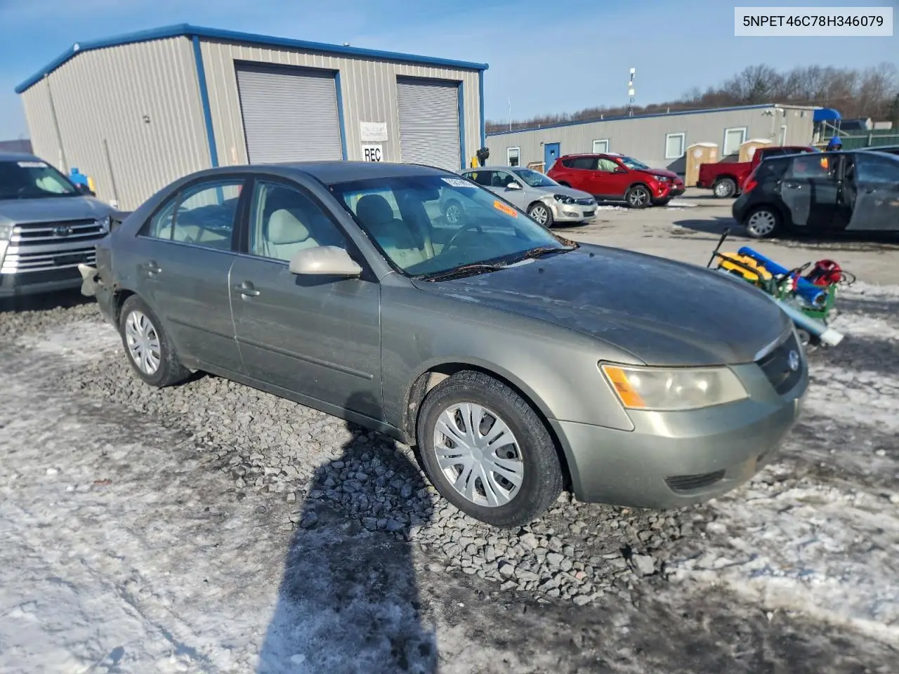 5NPET46C78H346079 2008 Hyundai Sonata Gls