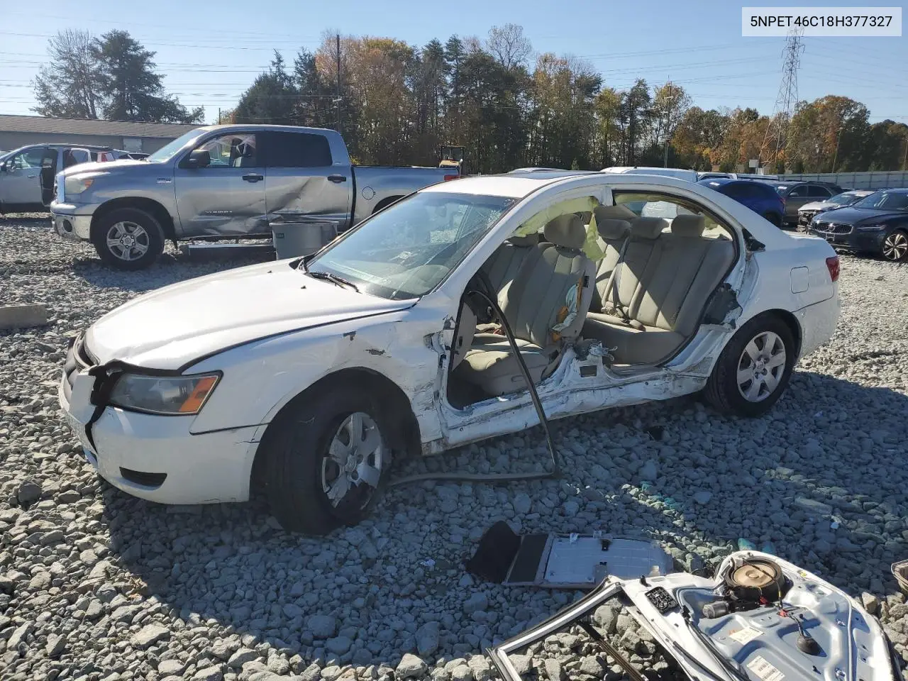 5NPET46C18H377327 2008 Hyundai Sonata Gls
