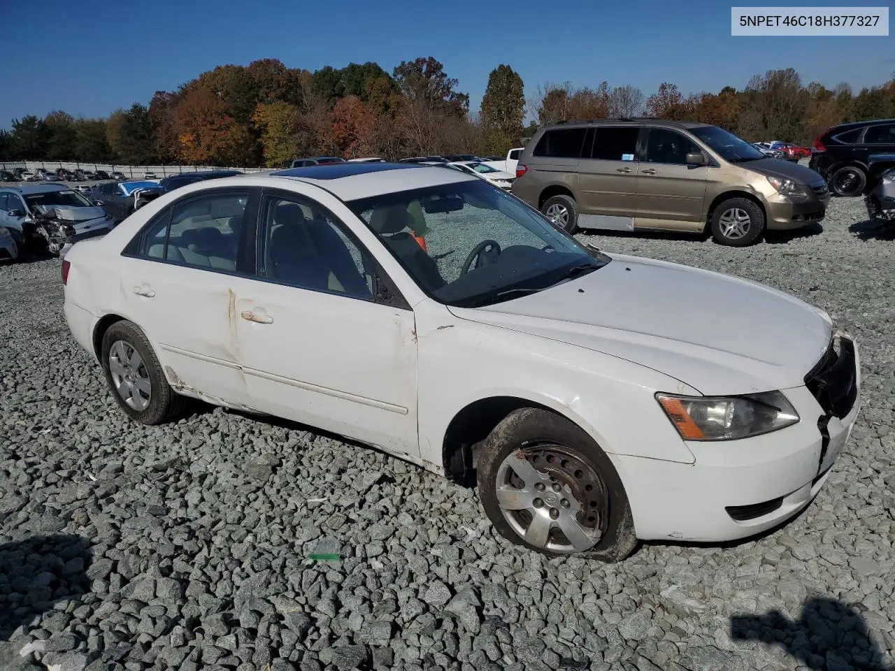 5NPET46C18H377327 2008 Hyundai Sonata Gls